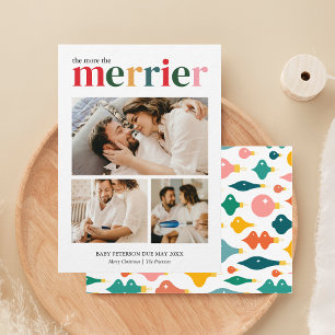 Mera julfirande - Graviditetsbesked Julkort