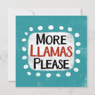 Mera Llamas-kort Kort