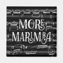 Mera Marimba Chalkboard - Black White Music