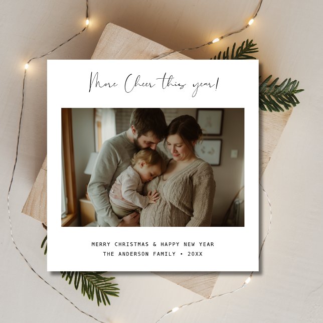 Mera meddelande om bättre Gravid för julfoto (Skapare uppladdad)