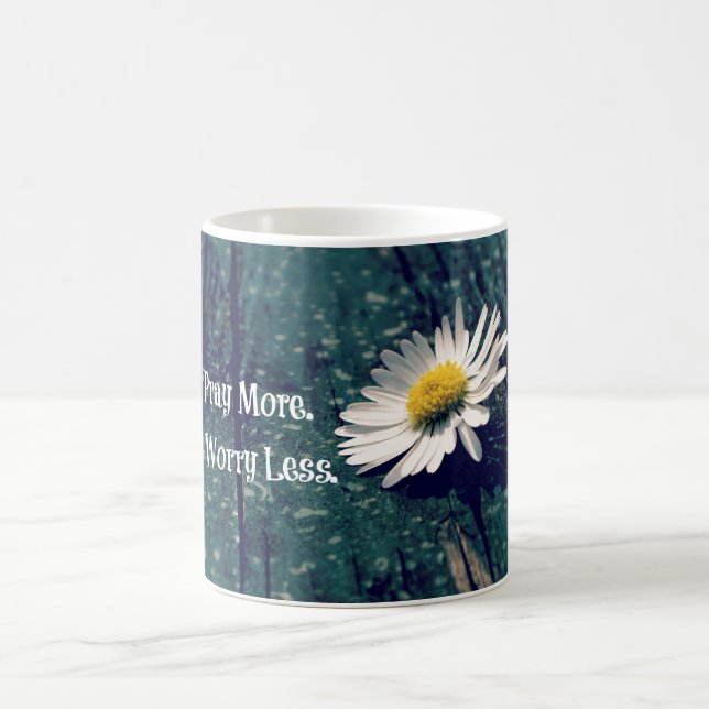 Mera mer oroande mindre citat med Daisy Kaffemugg (Center)