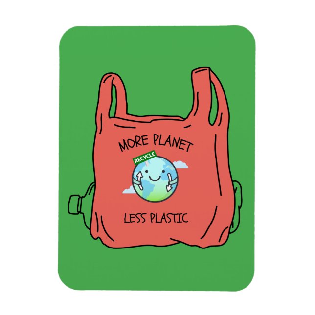 Mera planetens mindre planetens jorddag magnet (Vertikal)