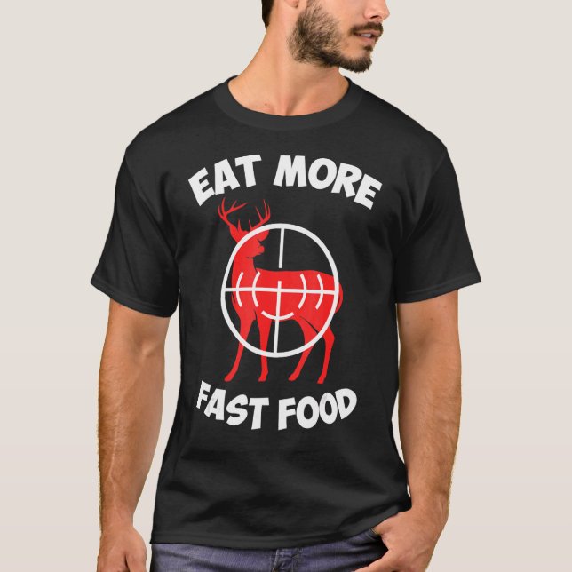 Mera snabbare matjakt Hunt Archery 1 T Shirt (Framsida)