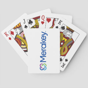 Merakey Logotyp Standard-uppspelningskort Casinokort