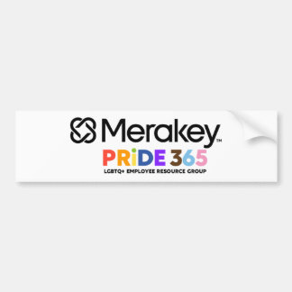 Merakey PRIDE Bumper Sticker Bildekal