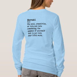 Meraki: Långärmad Crew Nacke T Shirt