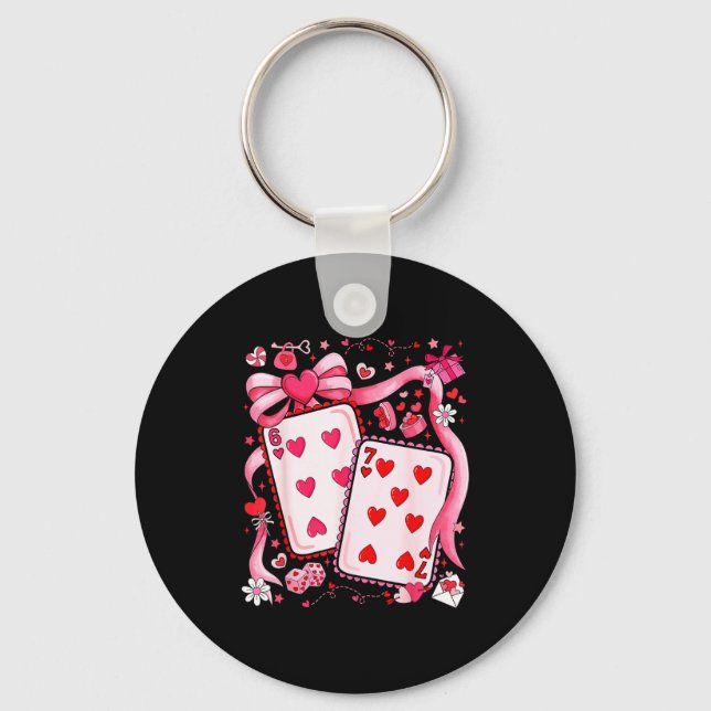 Meranian Dog Red Truck Christmas Tree Santa Ugly X Nyckelring (Framsida)