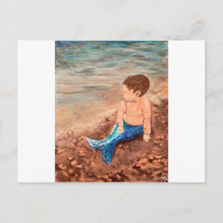 Merbaby Boy Vykort
