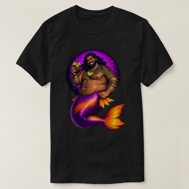 Merbear Lagoon - Maleko Tai T Shirt (Design framsida)
