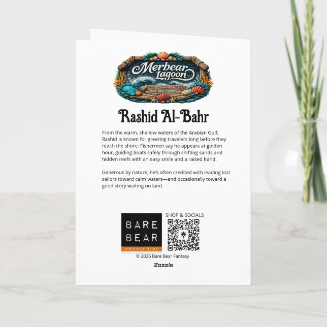 Merbear Lagoon - Rashid Al-Bahr Kort (Baksida)