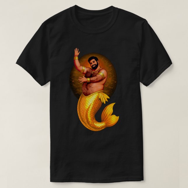 Merbear Lagoon - Rashid Al-Bahr T Shirt (Design framsida)