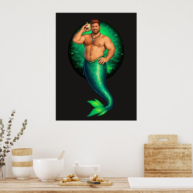 Merbear Lagoon - Tadhg Ó Farraige Poster (Kök)