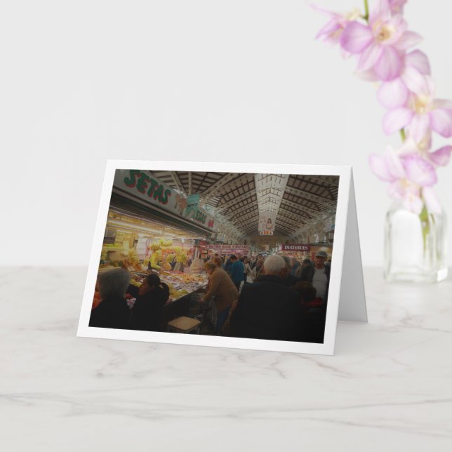 Mercado Central, Valencia, España Kort (Orkide)