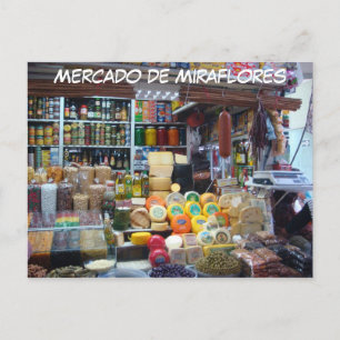 Mercado de Miraflores Vykort