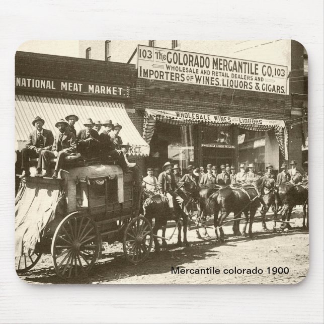 Mercantile colorado Mousepad Musmatta (Framsidan)