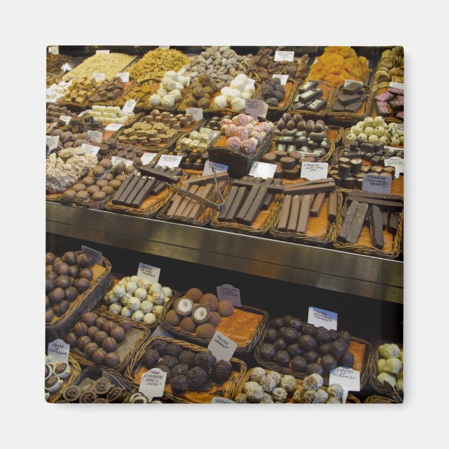 Mercat de Sant Josep, assorterad chokladgodis Magnet (Framsidan)