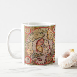 Mercator Karta i Nordpolen Karta Kaffemugg