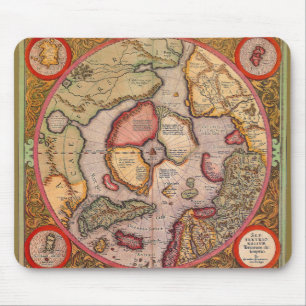 Mercator Karta i Nordpolen Karta Musmatta