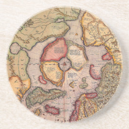 Mercator Karta i Nordpolen Karta Underlägg