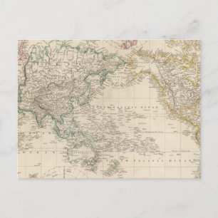 Mercators Projection of the world Vykort