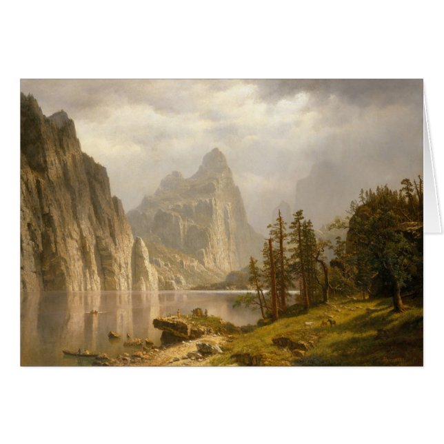 Merced flod, Yosemite dal Hälsningskort (Framsidan Horizontal)