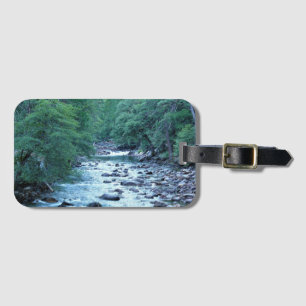 Merced River by Lycklig Isles, Yosemite, CA Bagagebricka