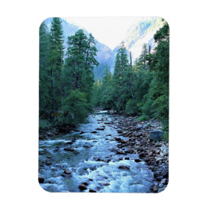 Merced River by Lycklig Isles, Yosemite, CA Magnet