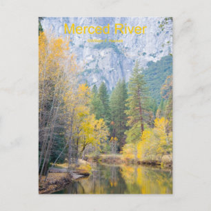 Merced River November Yosemite California Products Vykort