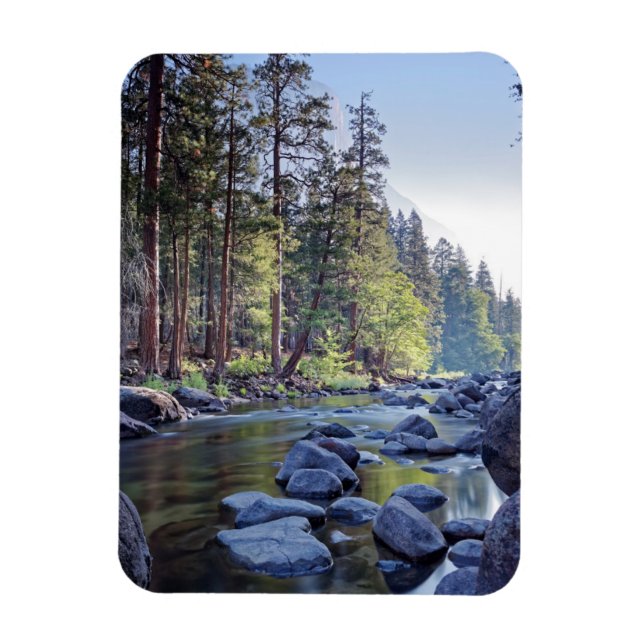 Merced River | Yosemite Nationalpark i Sunrise Magnet (Vertikal)