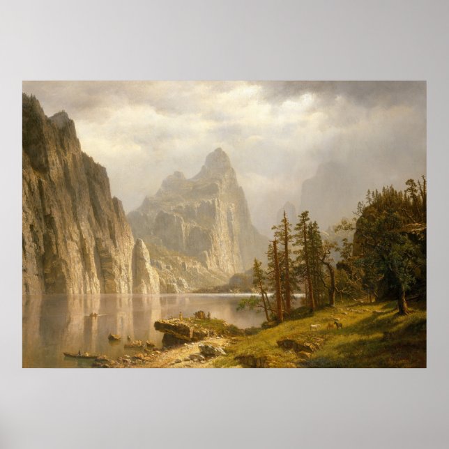 Merced River, Yosemite Valley 1866 - Poster (Framsidan)