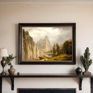 Merced River-Yosemite Valley, Albert Bierstadt Poster