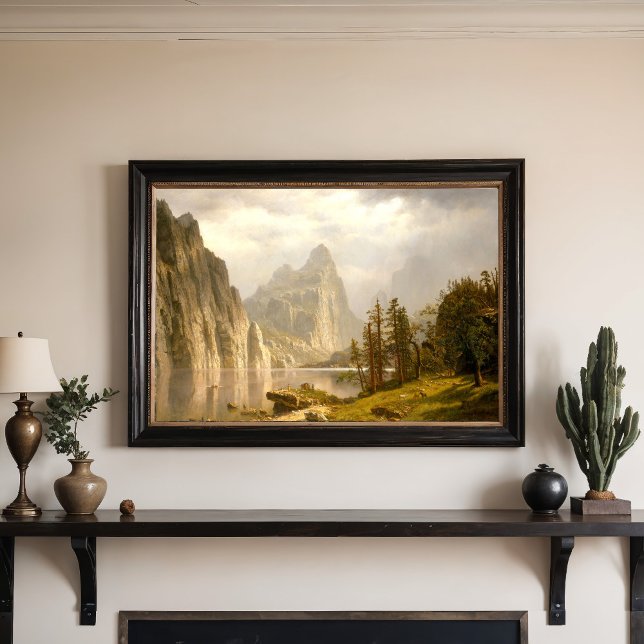 Merced River-Yosemite Valley, Albert Bierstadt Poster (Skapare uppladdad)