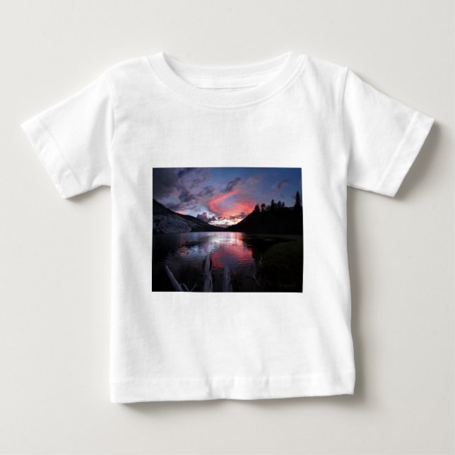 Merced sjö Sunset - Yosemite - Kalifornien T Shirt (Framsida)