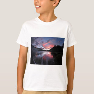 Merced sjö Sunset - Yosemite - Kalifornien Tee