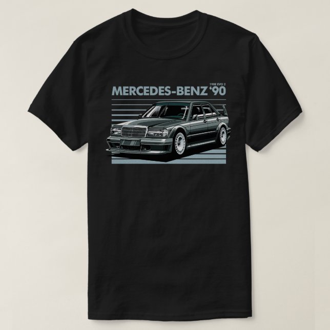 MERCEDES 190E T SHIRT (Design framsida)