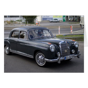 Mercedes 220 S Hälsningskort