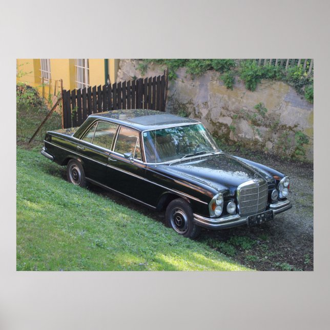 Mercedes 280SE W108 Poster (Framsidan)