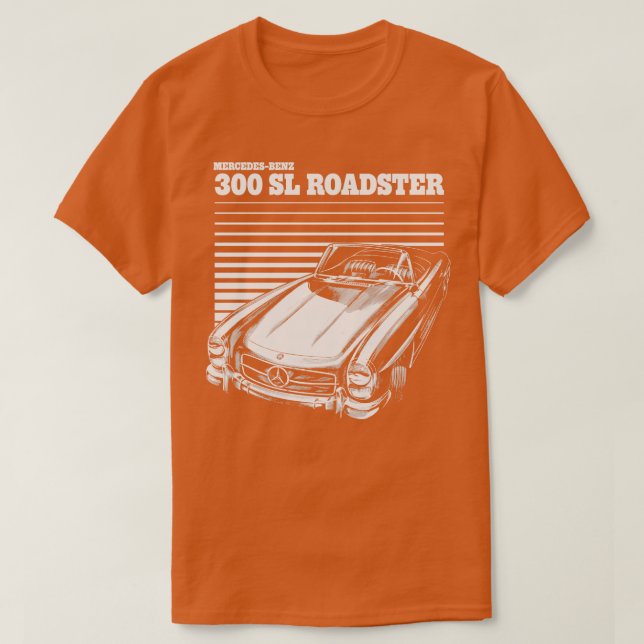 MERCEDES 300 SL ROADSTER T SHIRT (Design framsida)