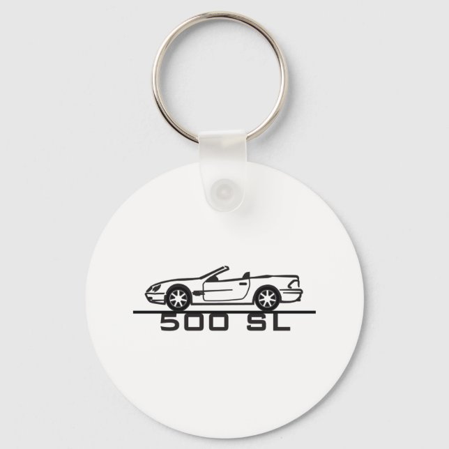 Mercedes 500 SL typ 230 Nyckelring (Framsida)