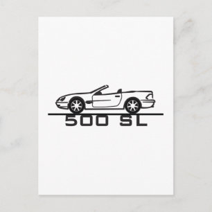 Mercedes 500 SL typ 230 Vykort