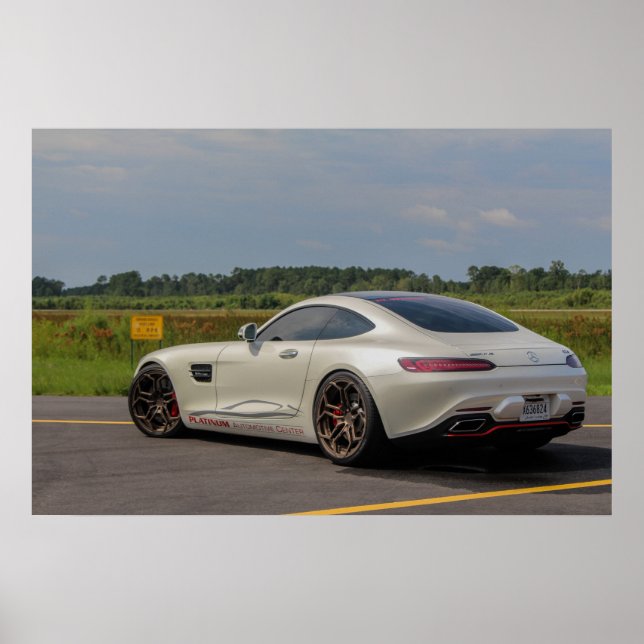 Mercedes AMG-GTS Airways Poster (Framsidan)