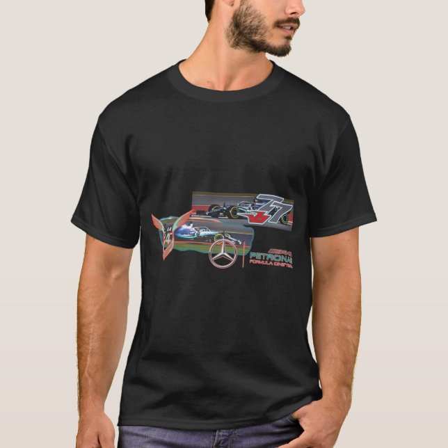 Mercedes-AMG Petronas Motorsport Lewis Hamilton Va T Shirt (Framsida)