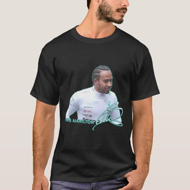 Mercedes-AMG Petronas Motorsport Lewis Hamilton Va T Shirt (Framsida)