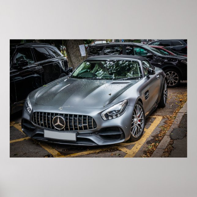 Mercedes AMG SL Roadster Poster (Framsidan)
