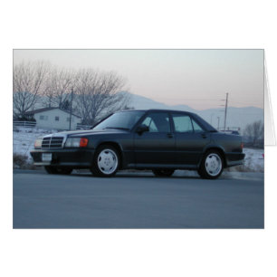 Mercedes-Benz 190 E 2.3-16 Hälsningskort