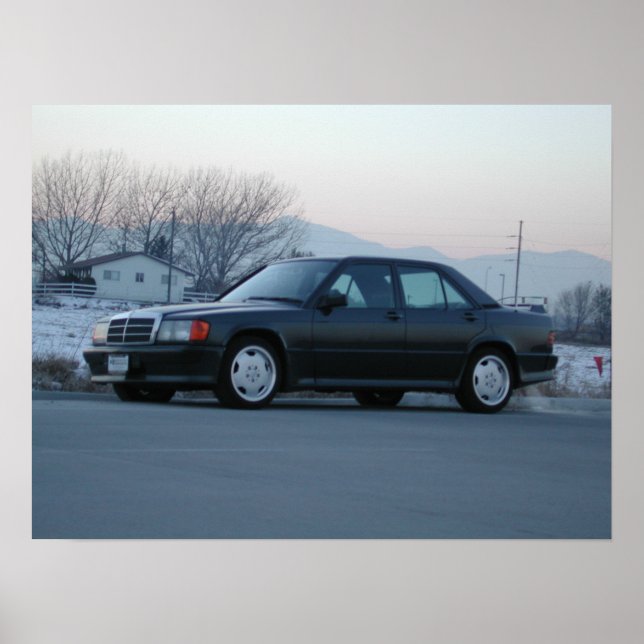 Mercedes-Benz 190 E 2.3-16 Poster (Framsidan)