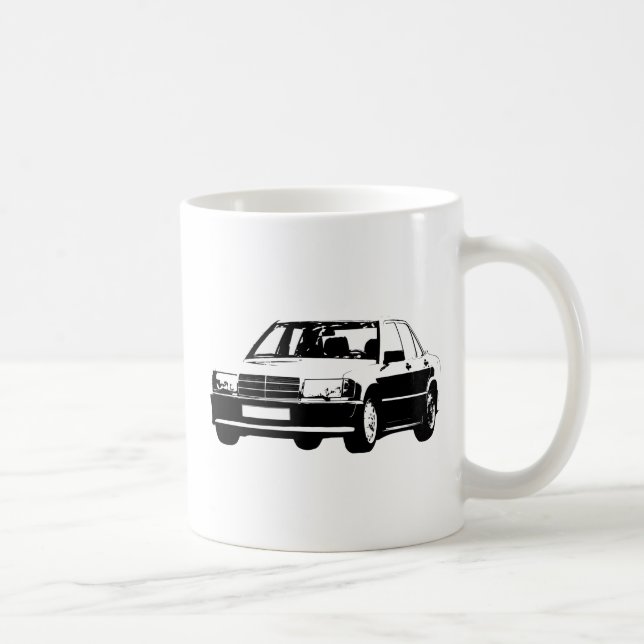 Mercedes-Benz-190E Kaffemugg (Höger)