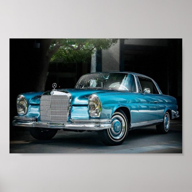 Mercedes Benz 250 SE 1966 Poster (Framsidan)