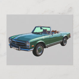 Mercedes Benz 280 SL, konvertibel Vykort