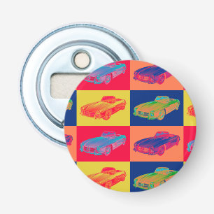 Mercedes Benz 300 SL Konvertibel popup Art Flasköppnare